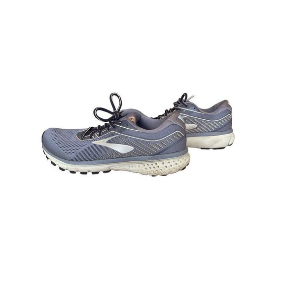 Brooks Womens Gray Ghost 12 Lace Up Low Top Mesh Upper Running Shoes Size 11 - Picture 1 of 7